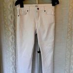 Pistola  Womens White Ankle Cropped Skinny Jeans size 28 Photo 0