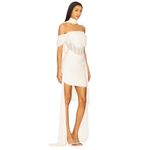 Deme by Gabriella Marianna Dress in Off White Small New Womens Scarf Mini Photo 1