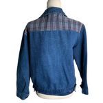 EXPRESS Vintage 90s Pacific  Denim Jacket M Blue Snap Front Pockets Long Sleeve Photo 3