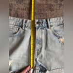 ALLSAINTS  Cutoff Light Wash Distressed Denim Jean Shorts Size Size 26 Photo 4