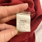 SheIn Pinafore Overall Corduroy Dress Aesthetic Rust Red XS/S Photo 3