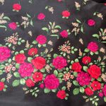 Anthony Richards Nightgown Womens 1X Black Red Floral MuuMuu House Gown Caftan Photo 6