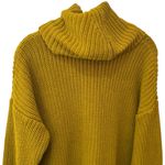 American Apparel  Cableknit Cowlneck Sweater in Dirty Gold Comfy Holiday OS Photo 4
