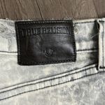 True Religion Scout Boyfriend High Rise Distressed Acid Trip Gray Jean Shorts 28 Photo 8