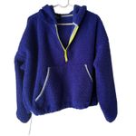 Wild Fable Womens Purple Fleece Sherpa Quarter Zip Hoodie Top XXL Plus Photo 0