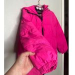 OOF WEAR Women's Neon Pink Long Sleeve High Neck Puffer Coat Size 38 Photo 9