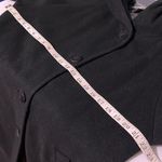 Vintage MDP Mario De Pinto Black Wool Velvet Dress Coat Size XL Photo 6