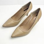 Tahari  Parson Tan Pointy Toe Patent Leather Back High Heels Pumps, Size 9 Photo 7