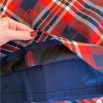 Trina Turk NWT  Hurst Festive Red Blue Gingham gold mini skirt size 2 plaid Photo 6