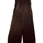 Athleta Calm Cool Jumpsuit XXS Black Cupro Wide Leg Strappy Minimalist Chic Flow Photo 0