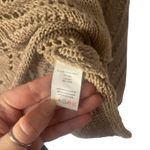 RD Style  Women's Size Medium Brown Open Knit Coastal‎ Boho Top Photo 5