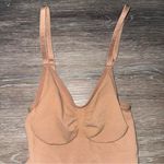 Beige Compression Shapewear Bodysuit with Pee Hole Photo 1