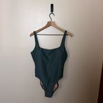 J.Crew  Ribbed squareneck one-piece Swimsuit‎ Photo 1