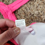Unbranded Neon Pink & Orange 2 Piece Bikini Swimsuit Size Small NWOT Photo 4