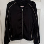 BLANK NYC  Black Bomber Jacket Photo 0
