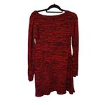 Bobbie & Brooks Size Medium M Red Black Sweater Dress Long Sleeve Warm Soft Cozy Photo 1