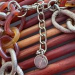 Talbots  Gold and Orange Multi-Strand Link Necklace Photo 4