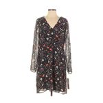 RACHEL ROY Long Sleeve Chiffon Dress V Photo 1