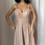 Chic Boutique NY gold glittery cocktail homecoming short dress corset medium Photo 12