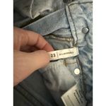 PacSun 90's Boyfriend 100% Cotton Light Wash Denim Raw Hem High Rise Jeans 23 Photo 2