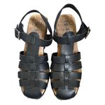 Kork-Ease KORKS Whitney Platform Caged Chunky Heel Sandal Black Size 6 Photo 2