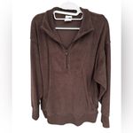 Aerie  Offline Half Zip Sweatshirt Jacket Size M Brown Beach‎ Summer Jacket Photo 3