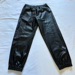 ZARA  Women’s Jogger Size S Black Eco Leather Urban Pants
Chic/Casual Photo 3