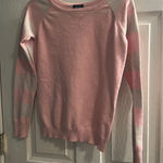 Rue 21 Pink Preppy Crew Cut Sweater  Photo 0