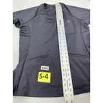 Womans Fit Scrubs Evrpur Short Sleeve Pullover Shirt Large Gray V Neck Photo 4