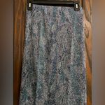 Topshop NWT Tall Shimmery metallic aqua pencil skirt size 4T Photo 10