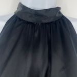 Michael Kors Babydoll Silk Halter Top 10 Beaded Old Money Mob Wife Holiday Y2K Black Photo 4