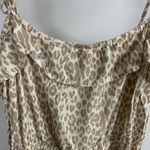 Girl and the Sun Leopard Print Sundress Size M Brown Size M Photo 4