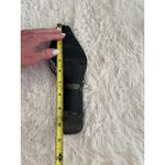 Leslie Fay  Black and White Woven Mules Heels Square‎ Toe Retro 9 Photo 7