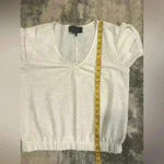 Sunday in Brooklyn Women’ White V-Cut  Blouse Photo 5