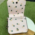 Kate Spade New ‎ Staci Square top handle pineapple crossbody bag pink multi Photo 6