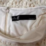 Leslie Fay LF Ivory Lace Dress Cocktail Party Tie Sleeve Elegant Size 6 Photo 4