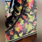 Sequined, floral high tops, women’s size 11 Black Photo 6