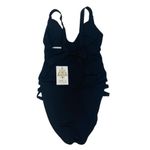 Becca  Women's Standard Color Prism High Leg One Piece Swimsuit-Scoop Neck L Photo 3