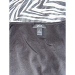 Boho,Chic,Romantic MSK Black And Whites Zebra Print Asymmetrical Hem DressSize L Size L Photo 6