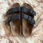 Birkenstock Papillio Arizona Platform Vegan Sandals Black Size 7 Photo 2