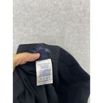 Lands' End  Women's Skort Solid Black Size 16 Cotton Blend A Line Photo 3