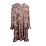 MNG Mango Suits Women's Animal Print Sheer Layered Dress Size 4 Photo 2