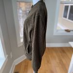 MIROL Olive Khaki Green Boucle Zip Bomber Jacket Size Large Photo 1