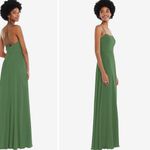 After Six  Scoop Neck Convertible Tie Strap Maxi Dress With Front‎ Slit Size 14 Photo 9