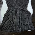 Mango MNG Collection Black Sparkly A Line Dress Photo 5