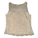 Papell Boutique Papéll Boutique Evening vintage white beaded sheer collar blouse women’s size M Photo 1