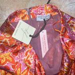 Dress Forum  Floral Orange and Pink Skirt Photo 1