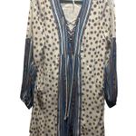Free People Rain Shine Printed Lace-Up Swing Dress Size M Photo 2