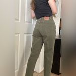 Levi's Vintage Y2K 550 Relaxed Fit Tapered Leg Jeans Sz 6 Green High Waist Photo 2