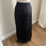 Lafayette 148 Black Silk Maxi Skirt Size 4 Photo 8